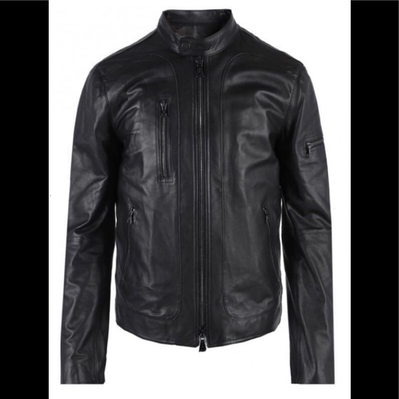 John Varvatos leather Moto Jacket. EU 46 USA 36. - Picture 4 of 8